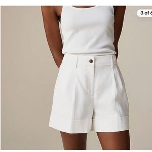 J. Crew Remi Short White Size 10 NWT